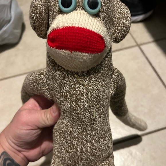 Sock monkey plush - Picture 3 of 4